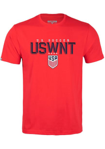 Levelwear USWNT Red Richmond Carve Short Sleeve T Shirt