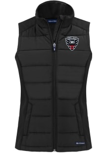 Cutter and Buck DC United Womens Black Evoke Vest