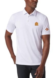 Mizzen+Main Iowa State Cyclones Mens White Versa Short Sleeve Fashion Polo