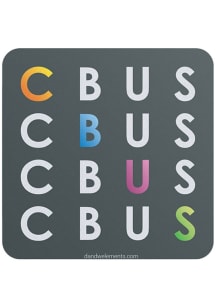 Columbus local themed Stickers - Black