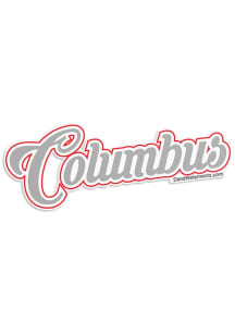 Columbus local themed Stickers - Grey