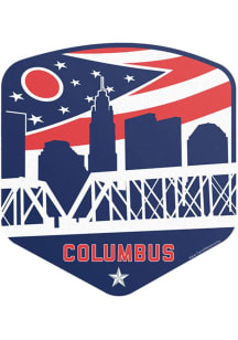 Columbus local themed Stickers - Blue