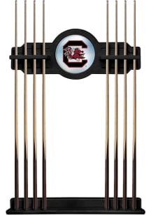 South Carolina Gamecocks Solid Wood Cue Rack Pool Table Accessories