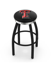 Texas Tech Red Raiders Chrome Seat Pub Stool - Black