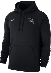 Nike Iowa State Cyclones Mens Black Cyclone Helmet Blackout Long Sleeve Hoodie