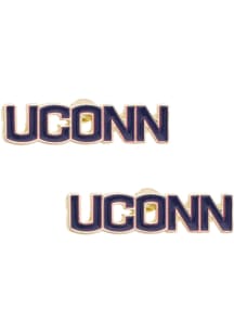 UConn Huskies Enamel Logo Stud Womens Earrings