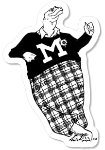 Maryland Terrapins 3.5" Vintage Plaid Pants Turtle Rugged Stickers - Black