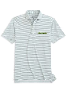 Johnnie O George Mason University Mens Green Stetsons Short Sleeve Fashion Polo