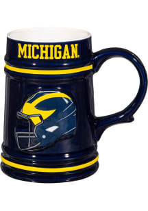 Michigan Wolverines 24oz Ceramic Stein - Navy Blue