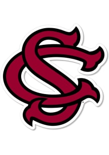South Carolina Gamecocks 3 Inch Interlock Auto Decal - Red