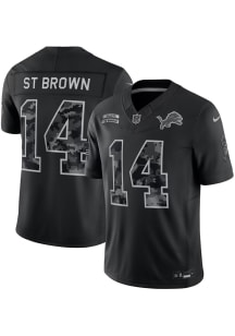 Amon-Ra St. Brown Detroit Lions OLIVE Salute to Service Short