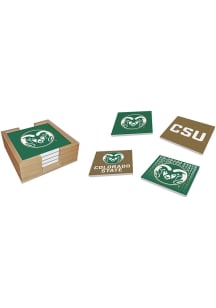 Colorado State Rams 4Pk Coaster - Green