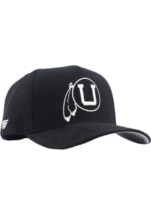 Utah Utes Shadow Series Adjustable Hat - Black