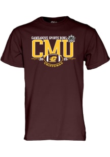 Blue 84 Central Michigan Chippewas Maroon 2025 GameAbove Sports Short Sleeve T Shirt