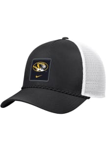 Nike Missouri Tigers Sideline Rope Trucker Adjustable Hat - Black