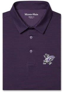 Mizzen+Main K-State Wildcats Mens Purple Copa Short Sleeve Fashion Polo