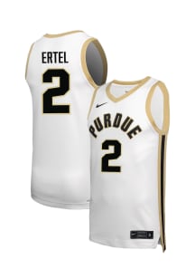 Luke Ertel  Nike Purdue Boilermakers White NIL Name And Number Jersey