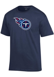 Champion Tennessee Titans Navy Blue Jersey Short Sleeve T Shirt