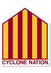 Iowa State Cyclones 6 Inch Jack Trice Nation Auto Decal - Cardinal