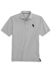 Johnnie O Michigan State Spartans Youth Charcoal Lyndonn Primary Logo Short Sleeve Polo Shirt