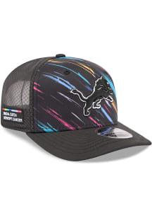 New Era Detroit Lions 2026 Crucial Catch 9SEVENTY Stretch Snap Adjustable Hat - Black