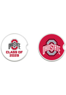 Ohio State Buckeyes Class of 2029 Set of 2 Car Coaster - White