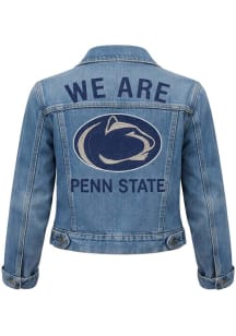 Penn State Nittany Lions Womens Blue We Are Penn State Denim Medium Weight Jacket
