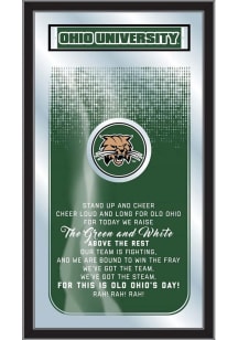Ohio Bobcats Fight Song Hanging Back Bar Mirror