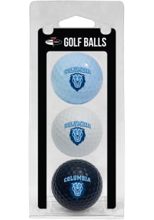 Columbia University Lions 3 Pack Golf Balls