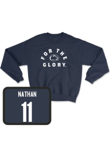 Jocelyn Nathan Penn State Nittany Lions Mens Navy Blue NIL For The Glory Player Crew