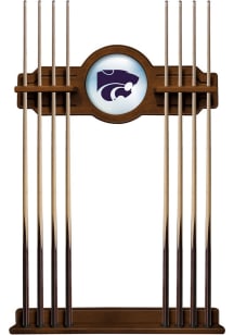 K-State Wildcats Solid Wood Cue Rack Pool Table