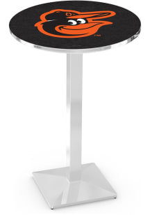Baltimore Orioles Chrome Square Base Pub Table