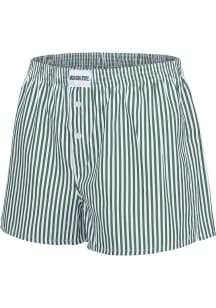 Michigan State Spartans Womens Green Boxer Shorts