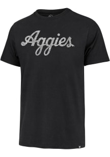47 Texas A&M Aggies Black Aggies Script Franklin Short Sleeve Fashion T Shirt