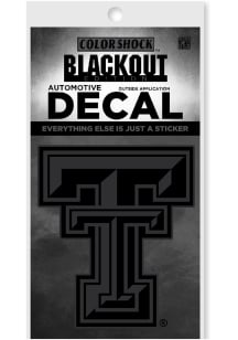 Texas Tech Red Raiders Black Out Auto Decal - Black