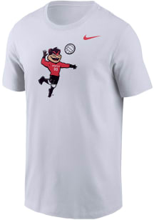 Nike Cincinnati Bearcats White Volleyball Bearcat Short Sleeve T Shirt