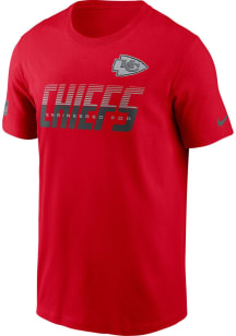 Nike Kansas City Chiefs Red Sideline Short Sleeve T Shirt