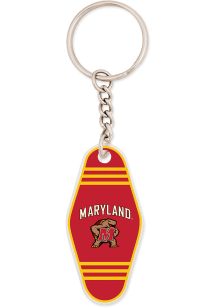 Maryland Terrapins Motel Acrylic Keychain - Red