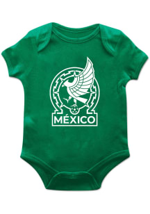 Vive La Fete Mexico National Team Baby Green Archie Short Sleeve One Piece