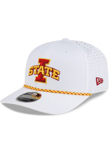 New Era Iowa State Cyclones White Rope Rope 9SEVENTY Stretch Snap Adjustable Hat - White