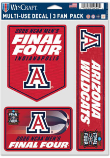 Arizona Wildcats 3Pk 2026 NCAA Final Four Bound Auto Decal - Black