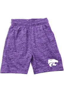 Wes and Willy K-State Wildcats Toddler Purple Cloudy Yarn Bottoms Shorts