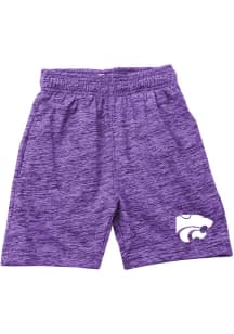 Wes and Willy K-State Wildcats Boys Purple Cloudy Yarn Shorts