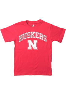 Wes and Willy Nebraska Cornhuskers Toddler Red Jersey Short Sleeve T-Shirt