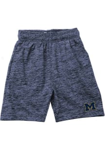Wes and Willy Michigan Wolverines Youth Blue Cloudy Yarn Shorts