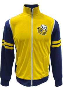 Wes and Willy Michigan Wolverines Toddler Tricot Track Long Sleeve Full Zip Sweatshirt - Blue