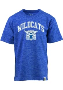 Wes and Willy Kentucky Wildcats Toddler Blue Cloudy Yarn Vintage Arch Short Sleeve T-Shirt
