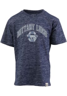 Wes and Willy Penn State Nittany Lions Toddler Navy Blue Cloudy Yarn Vintage Arch Short Sleeve T-S..
