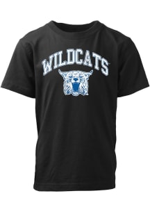 Wes and Willy Kentucky Wildcats Toddler Black Jersey Vintage Arch Mascot Short Sleeve T-Shirt