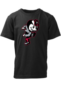 Wes and Willy Ohio State Buckeyes Boys Black Vintage Arch Short Sleeve T-Shirt